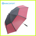 Parapluie de golf droit coupe-vent 30 pouces double voile